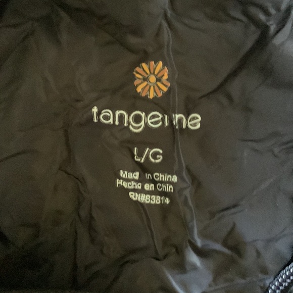 Tangerine puffer vest size Lg - Picture 2 of 4